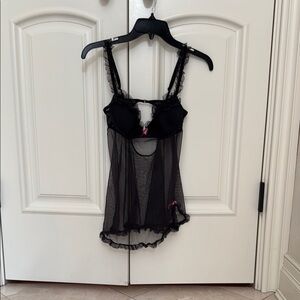 Elegant Black Victoria’s Secret Lingerie